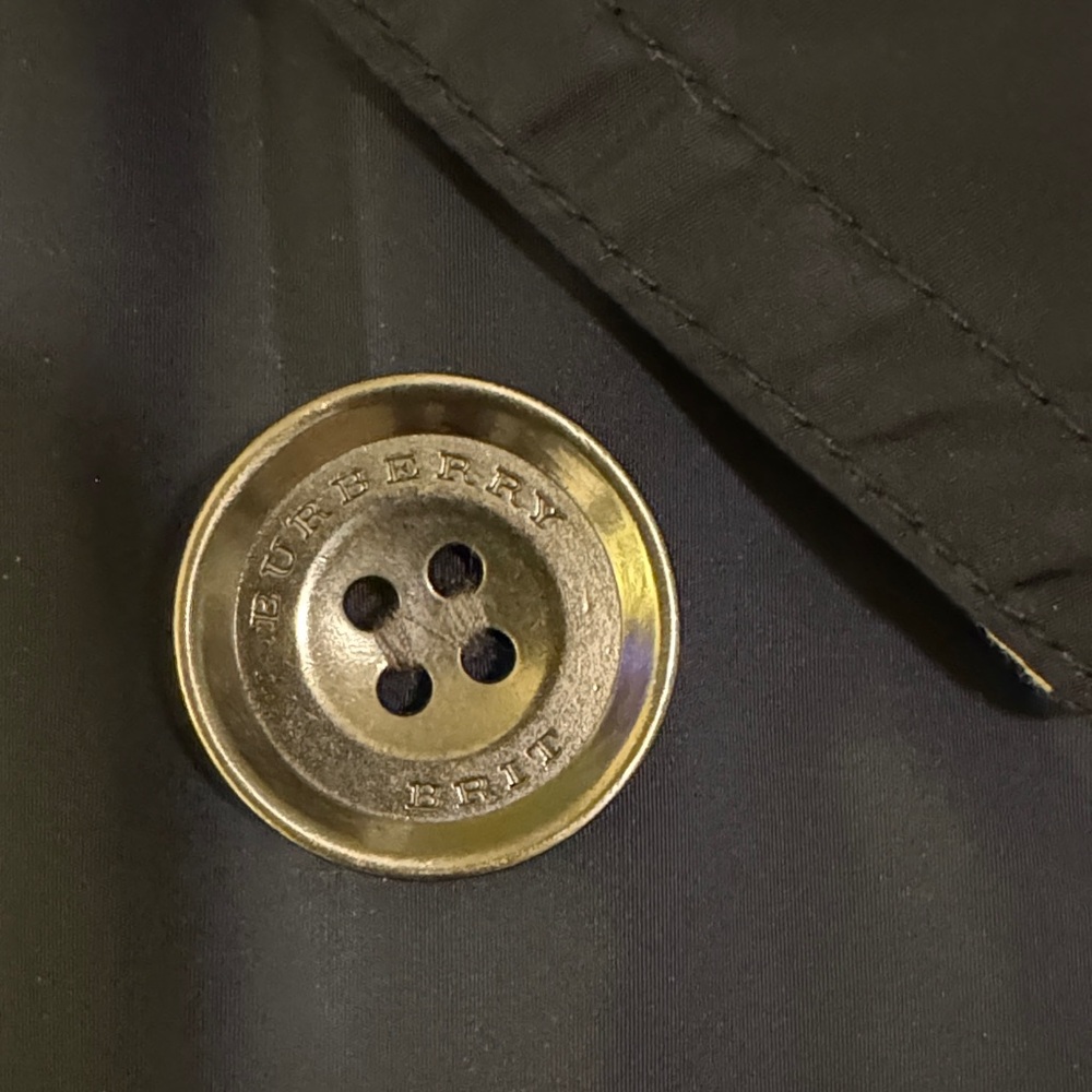 Burberry Brit Navy Double-Breasted Military Jacket - Picture 3 of 11